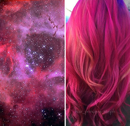 'Sang chảnh' hơn với mốt tóc nhuộm galaxy đầy màu sắc - 9